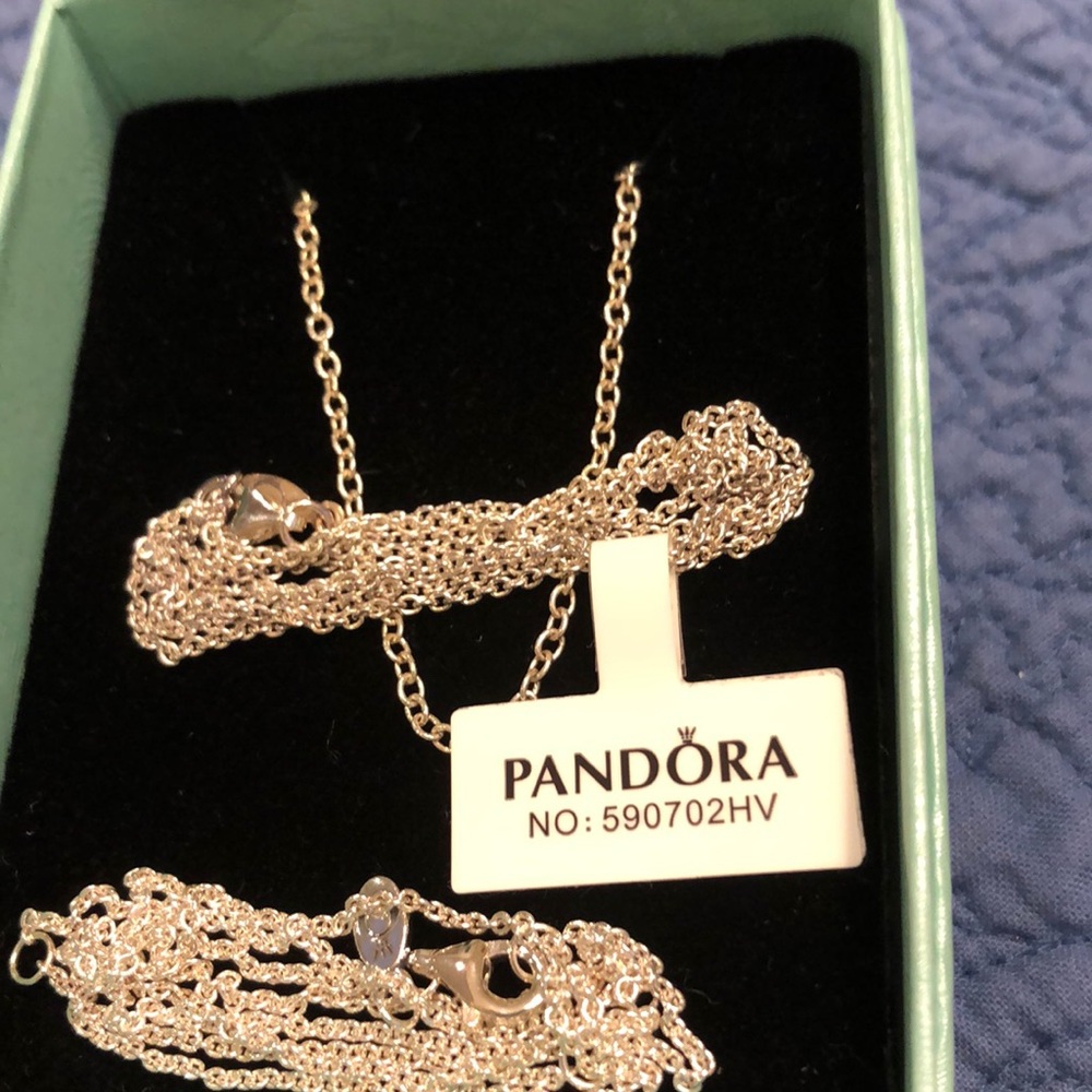 Three Pandora Silver Chains